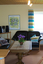 Wohnzimmer der Ferienwohnung